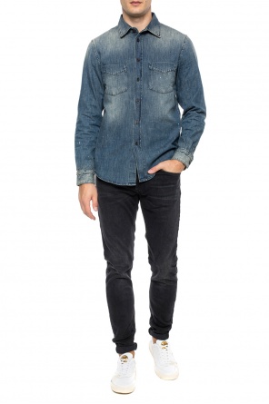 Denim shirt with tears, zdjęcie 2 Denim shirt with tears od Kent & Curwen